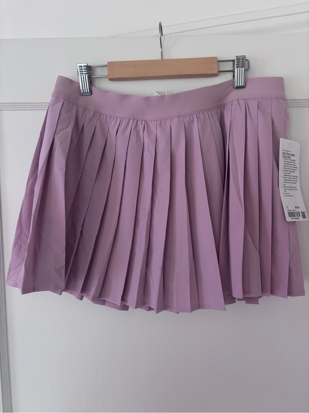 lululemon athletica Pleated pink haze Mini Skirt